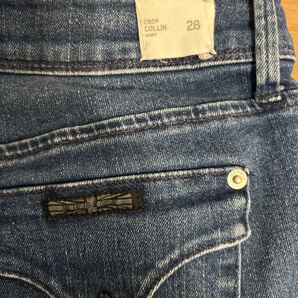 Hudson Collin Flip Skinny Crop Distressed Jeans. Size 28 - Picture 12 of 12